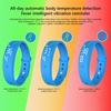 V9 Монитор температуры тела Термометр Вибрационный будильник Наручный браслет Умный браслет