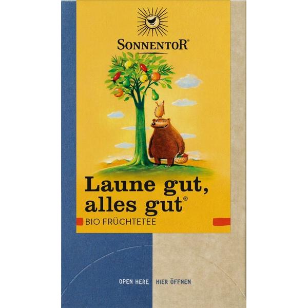 Sonnentor Fruit Tea Laune Gut, Alles Gut 18x2.5g