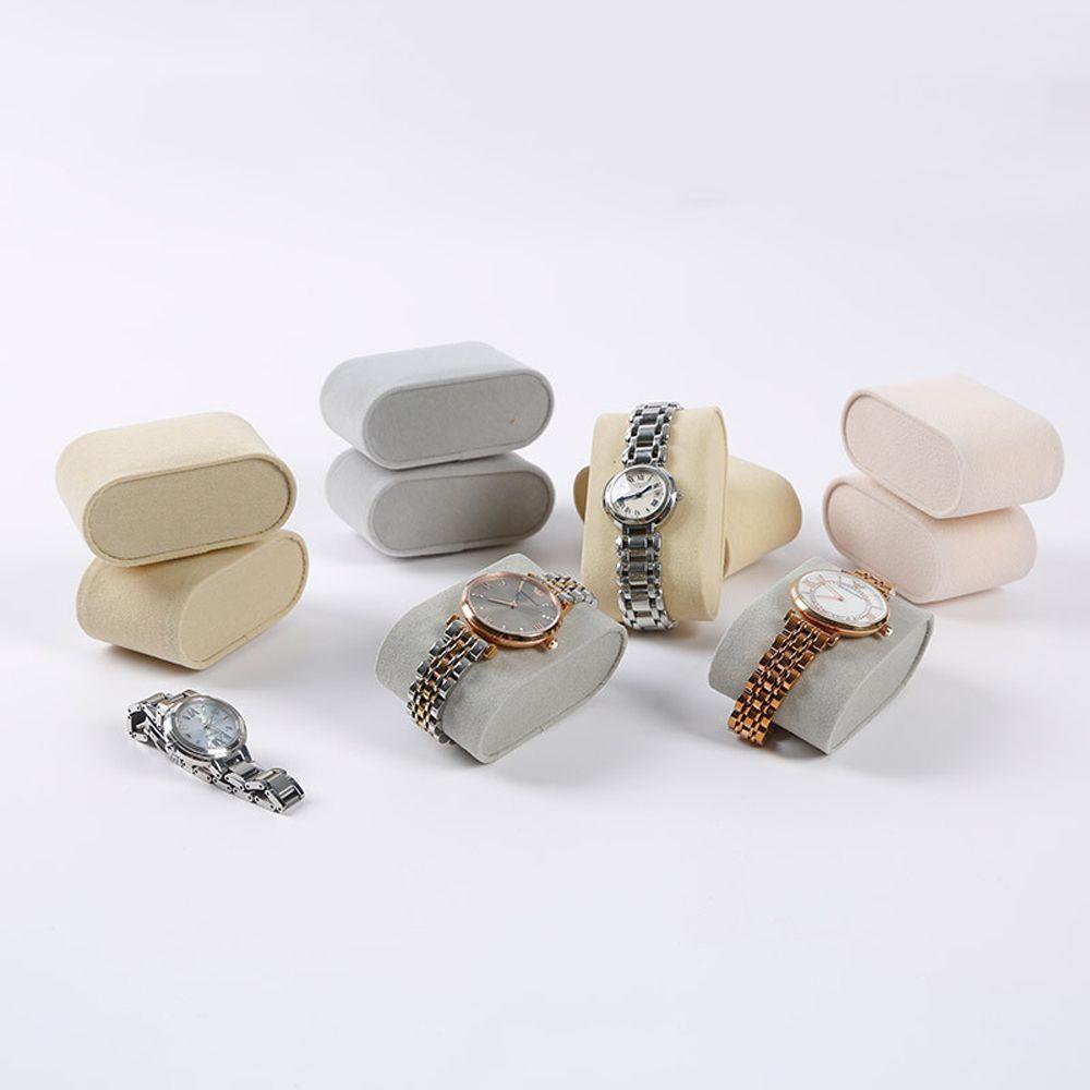 Коробка Портативная Для Женщин Мужчин Простые Корейские Часы Подушечки Браслет Держатель для Дисплея Подушечка для Дисплея Браслета