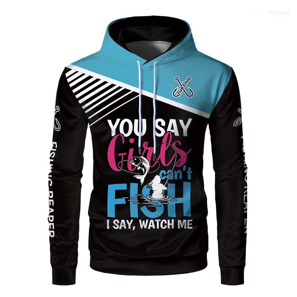 Рыбалка Смешное Животное Мужские Толстовки Басс Марлин 3D Принт Модные Пуловеры Толстовки Повседневные Оверсайз Рыба Харадзюку Женская Толстовка