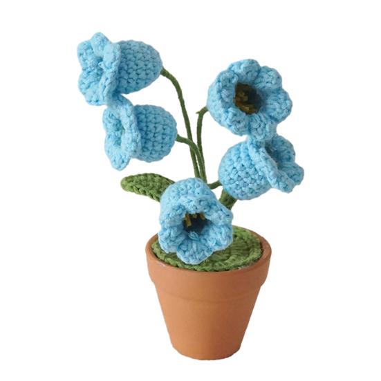 Тканые горшечные растения ручной вязки, мини-горшки для растений, связанные крючком, долговечны, легко моются, для украшения дома