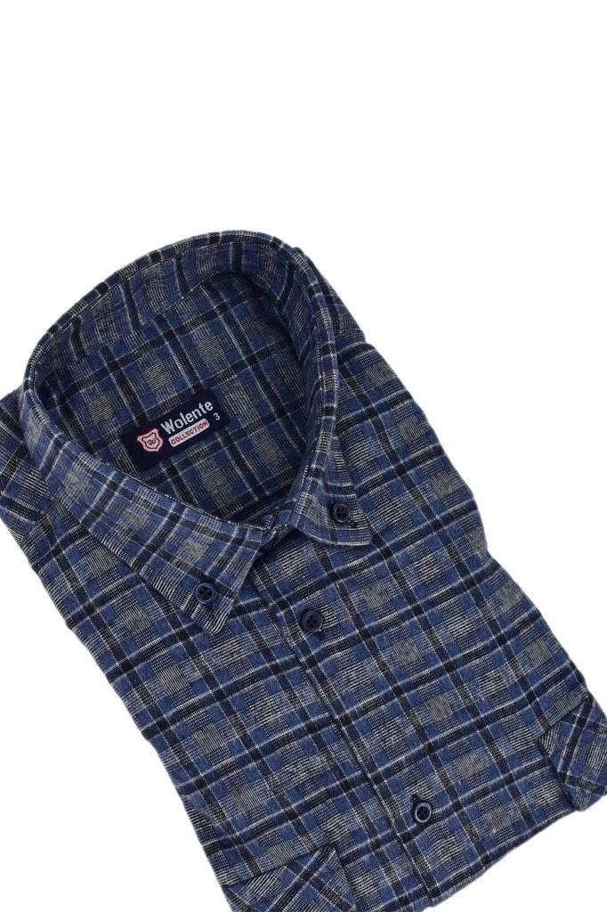 Men's Plus Size Plus Size Shirt Men's Cotton Winter Double Pocket Flap Shirt