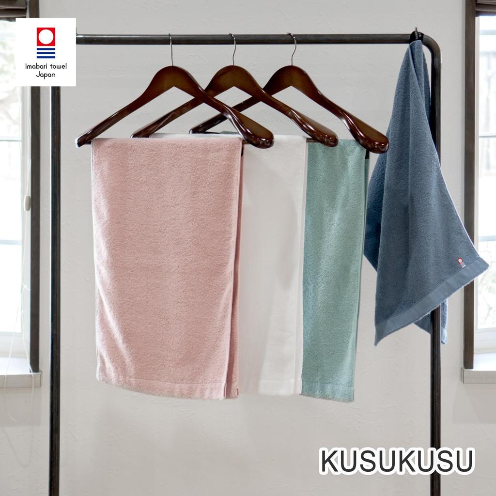 Полотенце Imabari Сертифицированное тонкое банное полотенце Мини-банное полотенце 34 см x 105 см KUSUKUSU Набор из 2 шт. Впитывающее быстросохнущее тонкое Сделано в Японии Хлопок Большое лицо