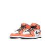Детские баскетбольные кроссовки Air 1 Mid SE PS Turf Orange BQ6932-802