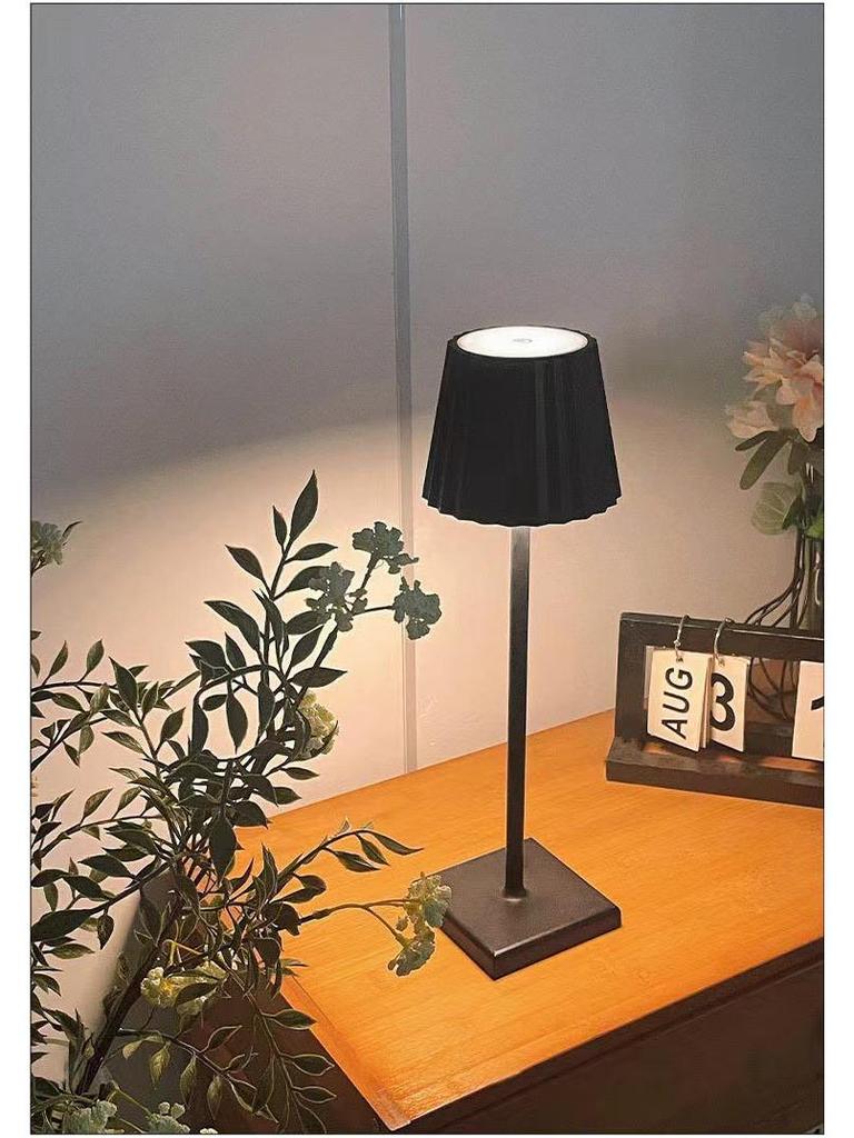 USB Rechargeable LED Table Lamp: Touch-Control Night Light for Outdoor & Indoor Atmosphere