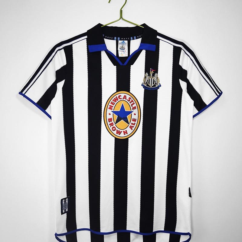 Newcastle United 1999-00 Home Retro Football Jersey 9 Alan Shearer Vintage Soccer Shirt Men Women