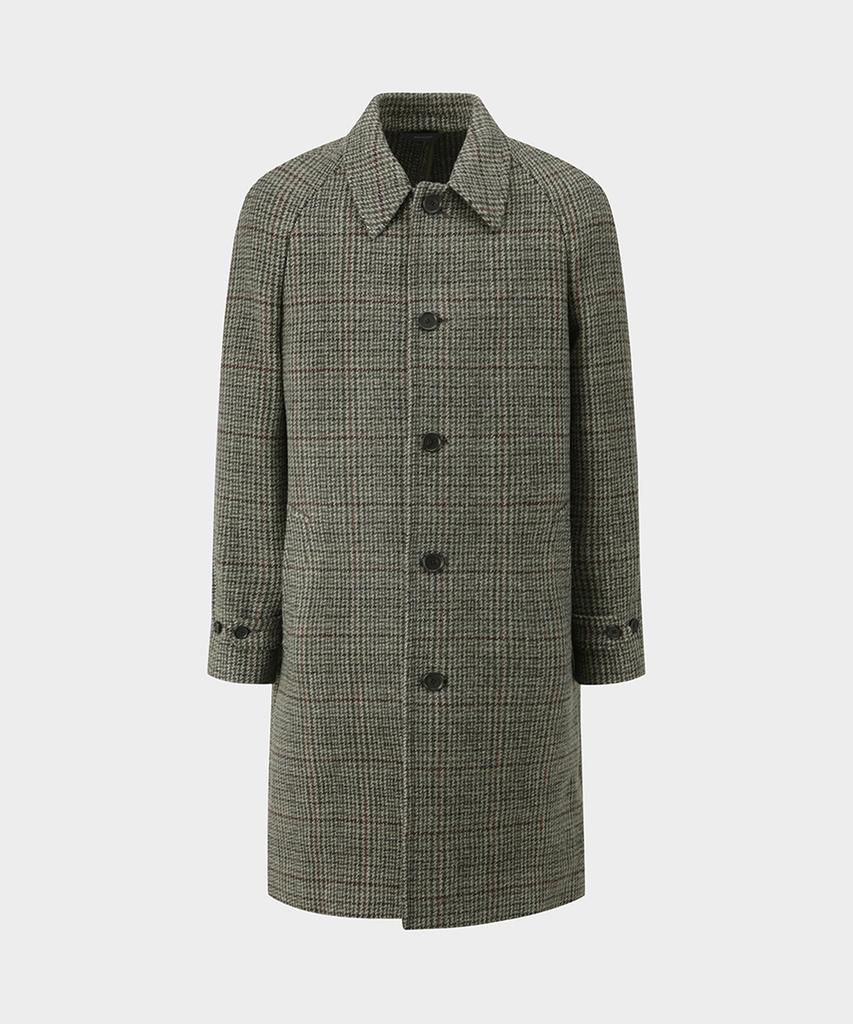 Brooks Brothers Balmacaan Coat (Olive) (Bbcsmf50044Ew)