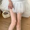 Stockings with Small Dots and Hearts Ultra-thin and Versatile White Stockings with Diamonds Ballet-style Pantyhose Children's Bow White Stockings