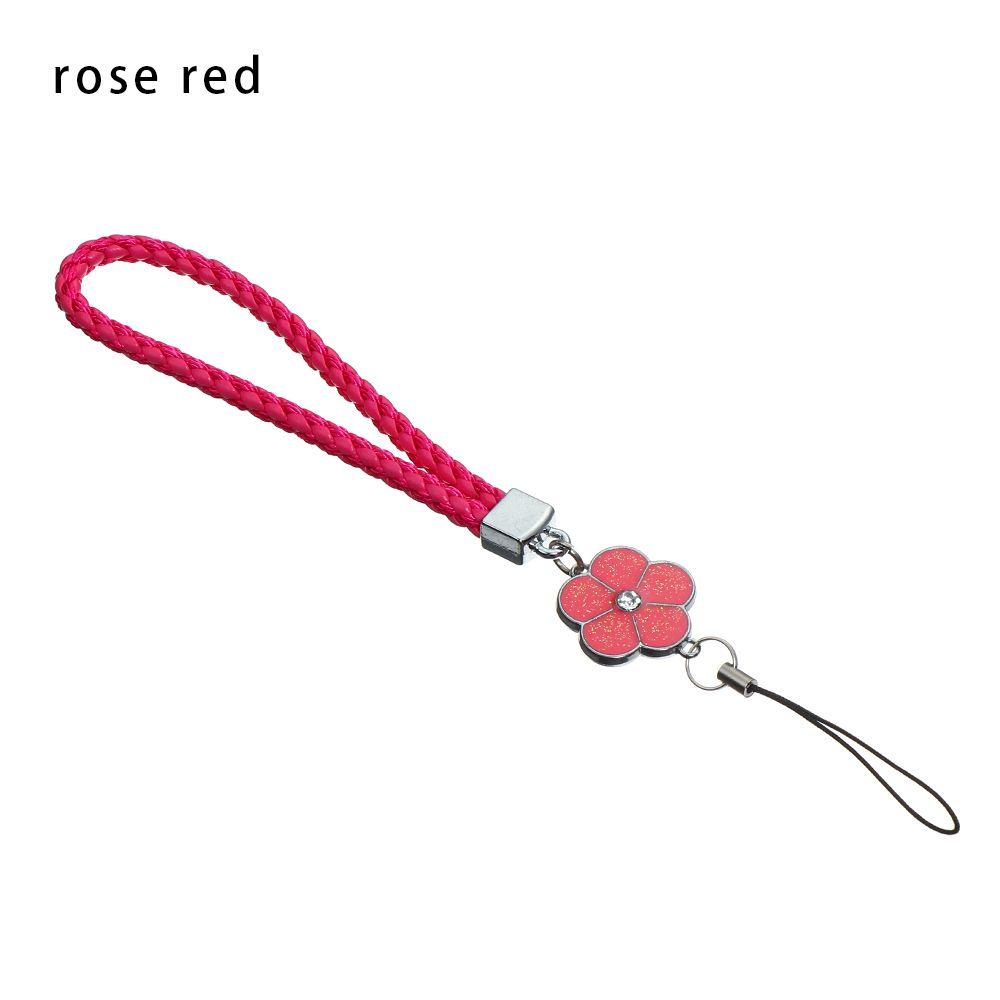 Anti-lost Lanyard Phone Strap Lanyard Keychain Wrist Rope Plum Blossom Woven Mobile Phone Lanyard