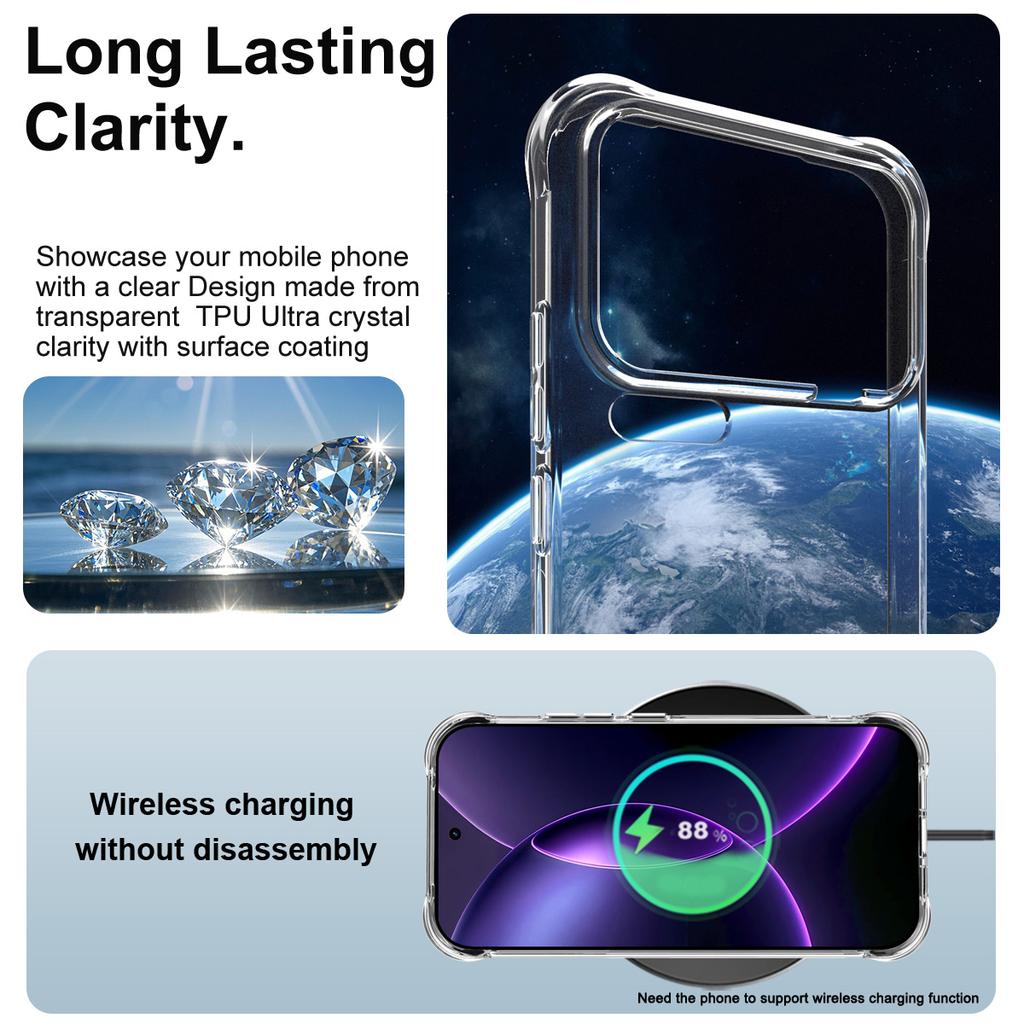 Для Xiaomi MI 17 Pro Max 5G Чехол для телефона IMAK Ударопрочный Мягкий чехол