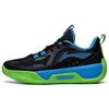 Li Ning Детские легкие баскетбольные кроссовки Tian Ying Детские кроссовки Зеленый Черный Синий YKBT054-5