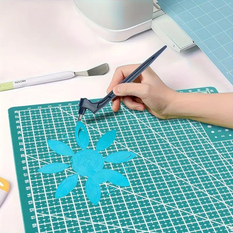 Вращающийся на 360° нож для резьбы Простой ручной нож для резки бумаги Инструмент для резки в офисе DIY универсальный нож