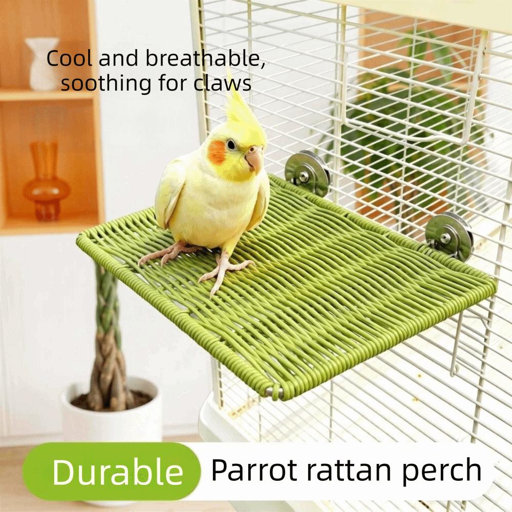 Wear Resistant Jumping Platform Bite Resistant Parrot Cage Stand Bird Resting Platform  Training
