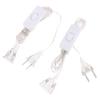1Pc 3M Plug Extender Wire With Switch Eu/Us Plug For Led String Light Wedding Christmas Decor Led Garland Lights