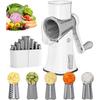 Multi-functional Vegetable Slicer Set with Julienne Cutter, Grater, and Chopper, Perfect for 5-in-1 Cooking (white)