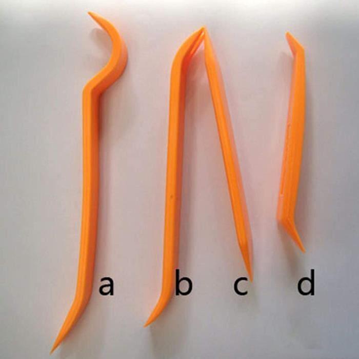 4 Pcs Outil Démontage Autoradio Garniture, Kit D'outils De Retrait De Garniture De Voiture, Outil De Retrait De Garniture Pour Autom