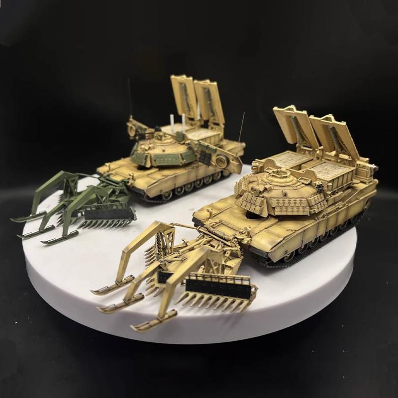 AM 1/72 Масштаб M1ABV Штурмовая Разрушающая Машина M1150 Саперно-Спасательный Танк Тяжелая Инженерная Боевая Машина Симуляция Смоляная Модель