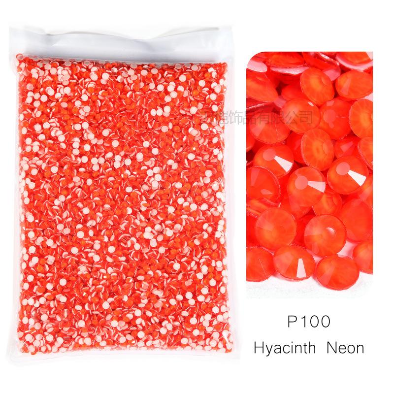 Крупная упаковка Единообразная имитация стекла Австрийский горячий бриллиант, Дно с термоклеем Сделай сам Одежда Обувь и Головные уборы Ювелирные изделия Стразы