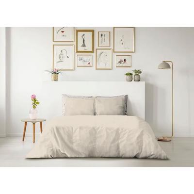 LOVELY HOME ПОДОХВАТЕЛЬНЫЙ КОМПЛЕКТ - 240x260 см - 100% ХЛОПОК - КРЕМОВЫЙ БЕЖЕВЫЙ