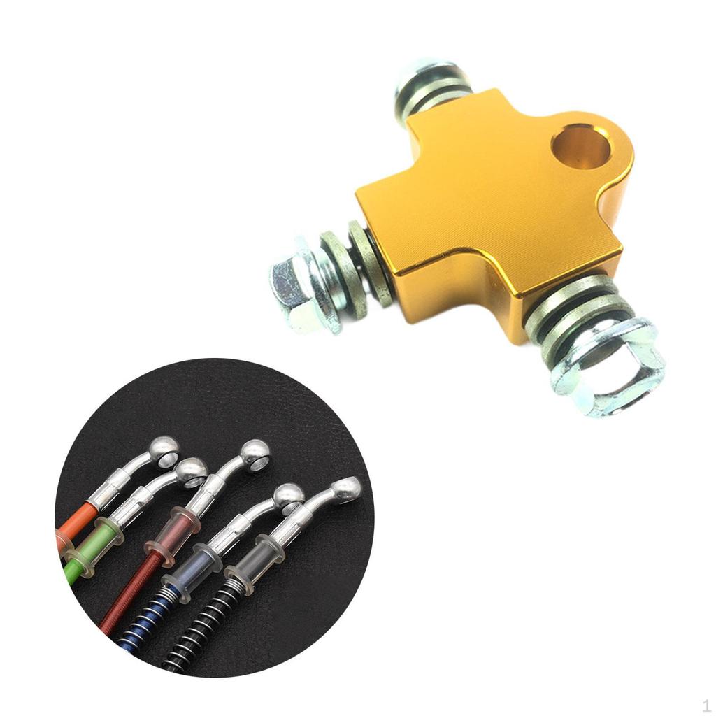 3-ходовой разъем для тормозного масляного шланга, кронштейн, модифицированный тройной адаптер для квадроциклов и внедорожников