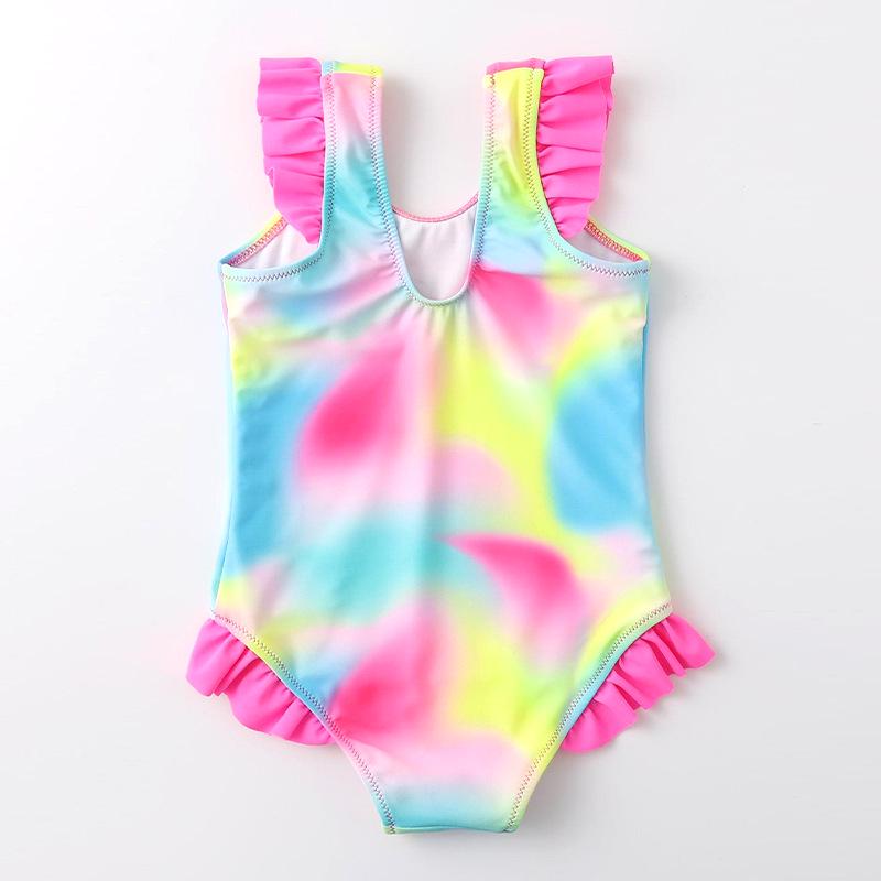 2025 Cross-border Girls' Unicorn One-Piece Swimsuit - Sexy Baby Bikini Swimwear for Children (S, M, L)