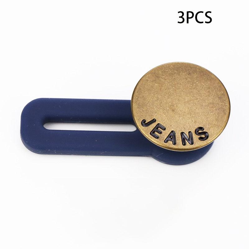 Пуговица для брюк - Без гвоздей, Съемная, Универсальная пуговица, Пуговица-удлинитель для джинсов, Регулируемая эластичная пуговица