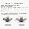 Stainless Steel Round Drain Tray Oven Safe Nonstick Oil Draining Baking Pan for Low Fat Cooking Meals