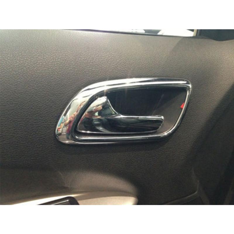 Car Interior ide Door Handle Trim Bowl Surround Frame Cover Fit For Dodge Journey 2011 2012 2013 2014 2015 2016 2017 2018