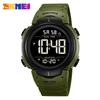 SKMEI 2304 Sport Calendar Big Dial Mens Wristwatches Military Waterproof Digital Watch for Men Countdown Clock 1560 Reloj Hombre