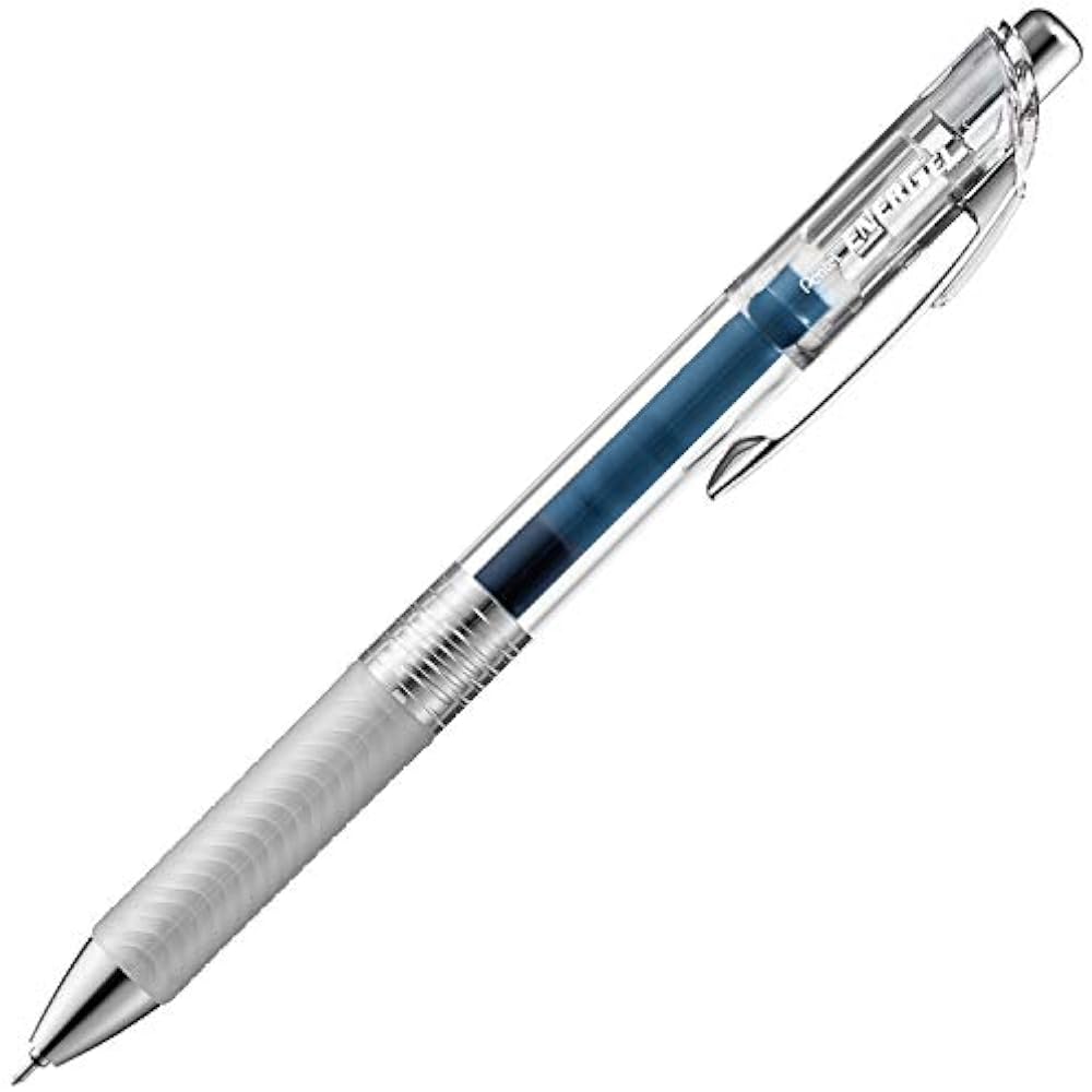 Шариковая ручка Pentel Гелевые чернила Гель Infree 0,4 мм Прозрачный корпус XBLN74TL-CA Сине-черный