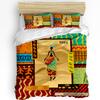 African Woman Dance Ethnic Culture Vase 3pcs Bedding Set For Bedroom Double Bed Home Textile Duvet Cover Quilt Cover Pillowcase