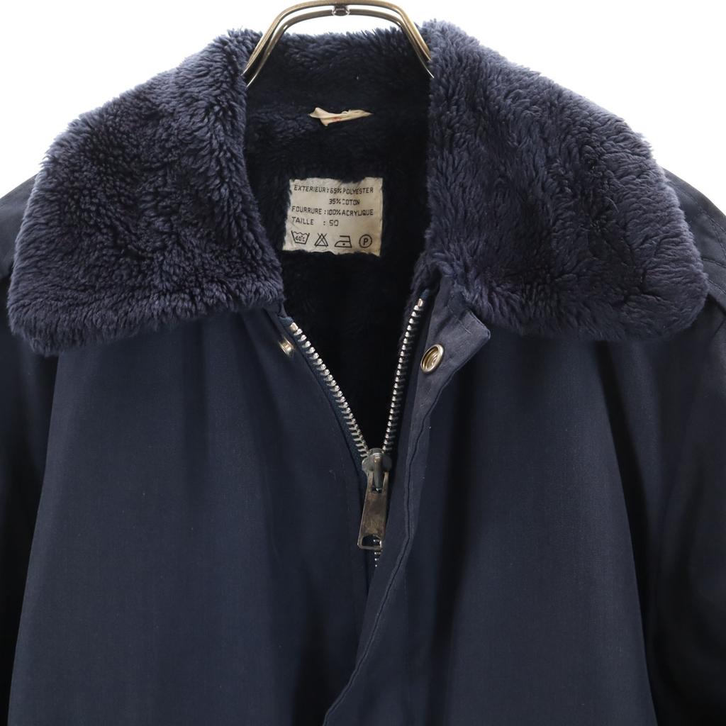 Винтажная летная куртка G-1 70-х 80-х годов 50 темно-синяя мужская б/у