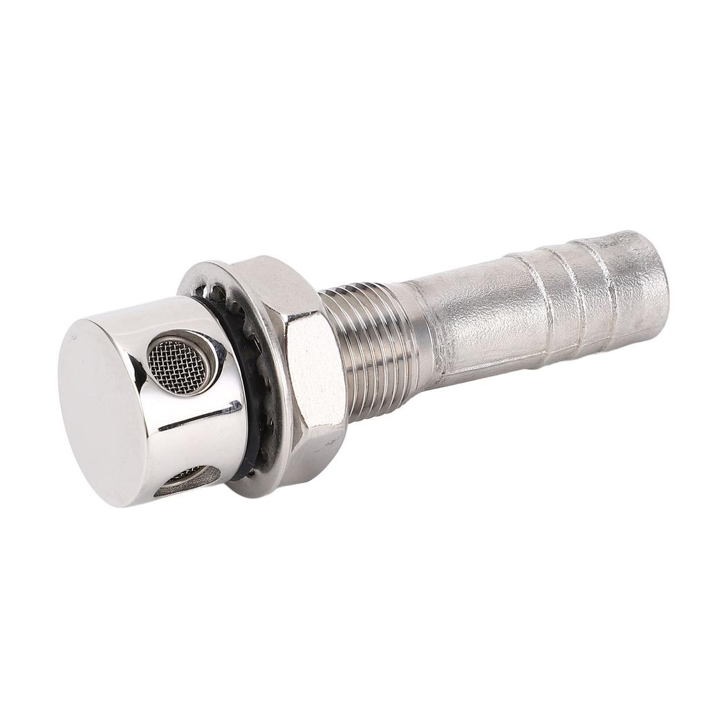 Marine Boat Fuel Gas Tank Vent 316 Stainless Steel 16mm Straight Fuel Vent Hardware Fitting for