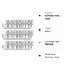 80 шт. серебряные S-образные металлические крючки с зажимом 4,5 см/1,77 дюйма, металлические вешалки из нержавеющей стали для ванной комнаты