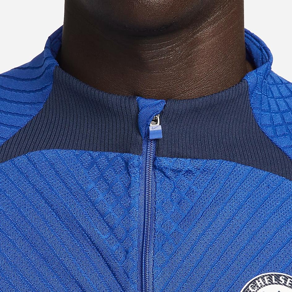 Nike Мужские толстовки с капюшоном Chelsea Player Version с длинным рукавом, сезон 22-23, темно-синие, DJ8472-496