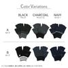 Adidas Made In Adidas Hand Perfect for Cold Black Men's Gloves, Japan, Brand, Non-Slip, Fingerless, Washable, Commuting, Running, Sports, Soccer,