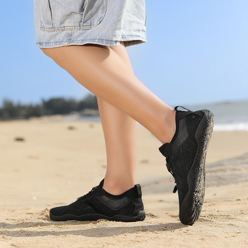 Новая пара плавательных тапочек с мягкой подошвой, нескользящие, для улицы, дышащие, повседневные пляжные туфли, фитнес-кроссовки