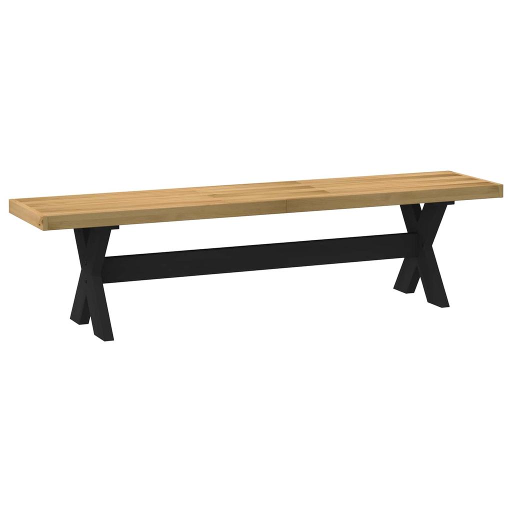 NOAIN Dining Bench 160 x 41 x 45 cm Solid Pine Wood Natural