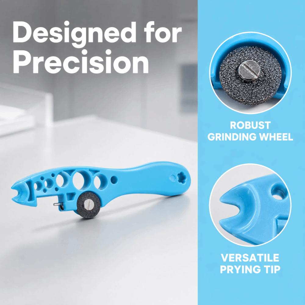2Pcs Plastic Ampoule Bottle Opener Grinding Wheel Multifunctional Ampoule Cutter Home Use