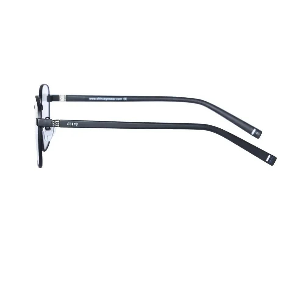 SHINU Multifocal Progressive Reading Glasses Men Smart Progressive Multifocal Lens Small Size 134mm