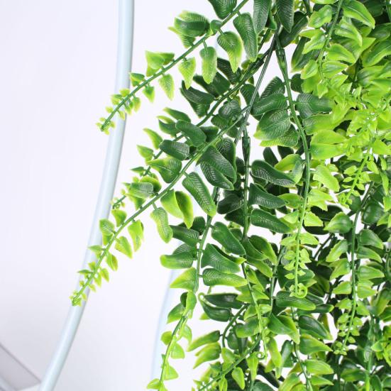 1 букет искусственных висячих растений без запаха, удобный на ощупь, зеленый, шикарный, с тонкой текстурой, искусственная лоза для использования в помещении