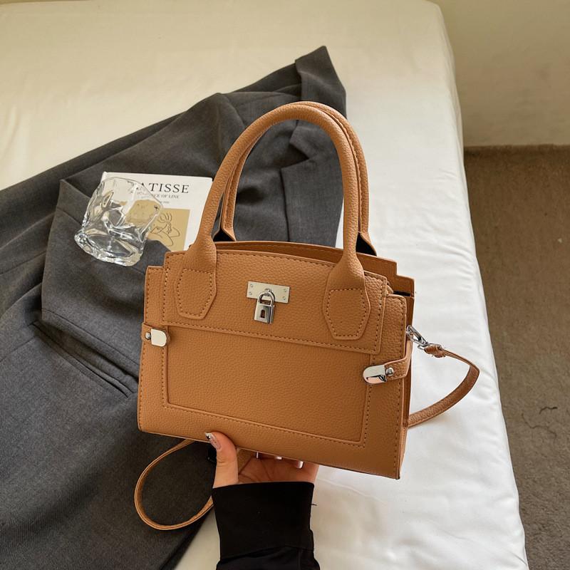 Женская сумка через плечо Ретро ПУ Маленькая квадратная сумка для повседневного использования