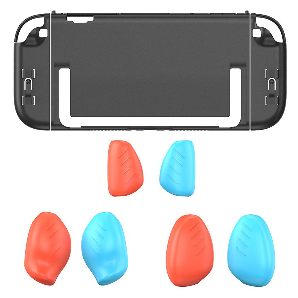 Для Switch 2 Аксессуары Кристальный Защитный Жесткий Чехол Накладка Защита от Царапин ПК Жесткий Чехол Съемный Чехол для Игровой Консоли с Ручками