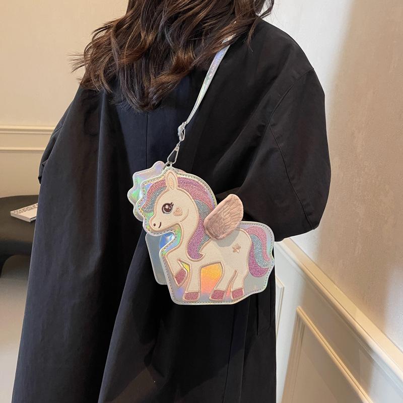 Internet Celebrity Cute Small Bag 2025 New Japanese Sweet Girl Personality Pony Funny Shoulder Crossbody Armpit Bag