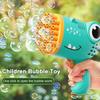 Мультяшный динозавр, машина для изготовления пузырей, 40 отверстий, портативный детский ручной автоматический пузырьковый насос, игрушка для мальчиков и девочек, подарок на день рождения