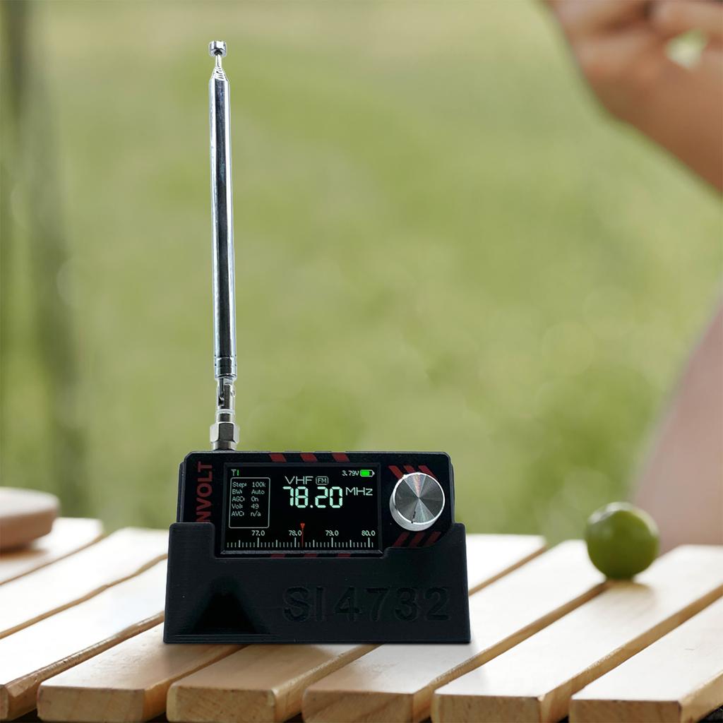 Держатель для радиоприемника ATS MINI SI4732 DSP Кейс со встроенной канавкой для звука Универсальный кронштейн для радио Специальная подставка для радио