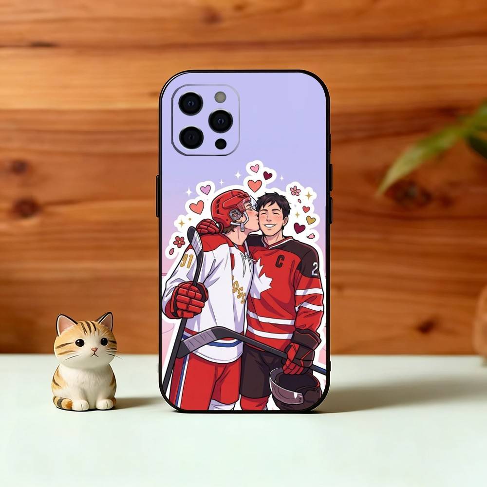 H-Heated R-Rivalry R-Russia C-Canada Phone Case For iPhone 17,16,15,14,13,12,11 Plus,Pro Max,XS,Soft Silicone Black Cover