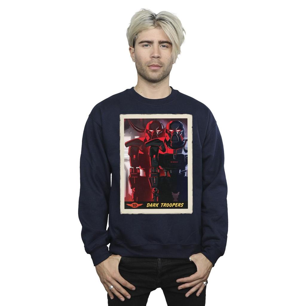 Star Wars Mens The Mandalorian Dark Troopers Sweatshirt