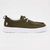Men's Military Green Bayard Boat Sneakers