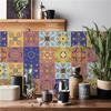 Creative Mandala FlowersTile Paste Bathroom Kitchen Sticker Home Decor Renovation Wall Sticker